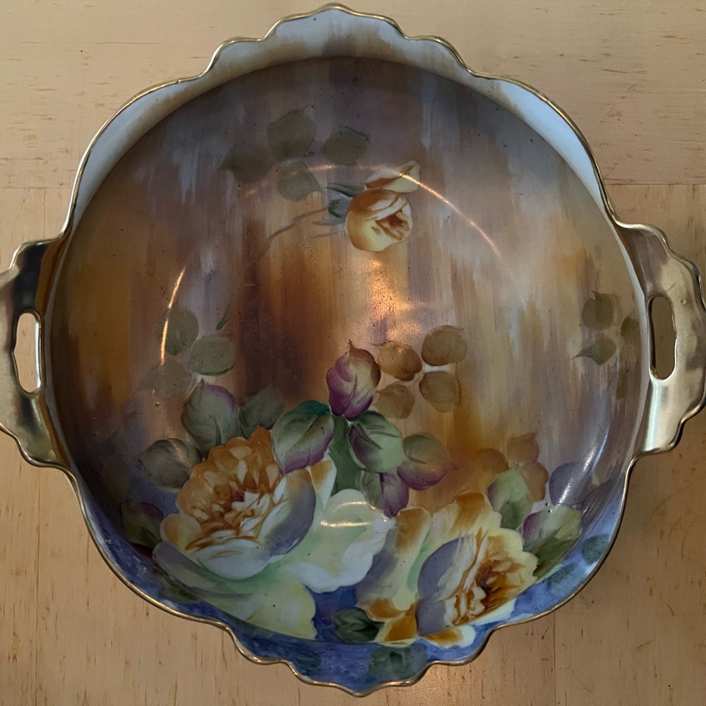 Vintage Nippon footed serving bowl